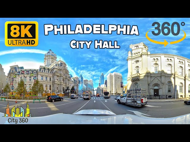Philadelphia - City Hall - VR 360 8K Video