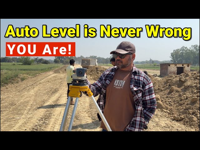 Auto Level is Never Wrong - YOU Are! | Live Practical Guide @Turvexcivil