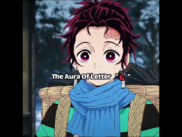 Aura of letter G #anime #goku #gojo #gon #gabimaru #trending