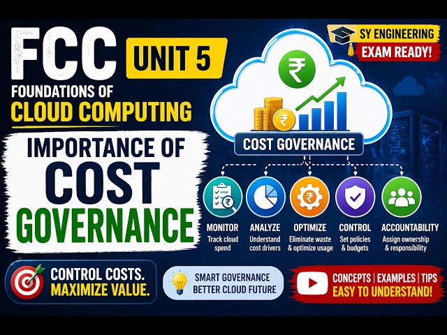 Importance of Cost Governance ☁️💰 | FCC Unit 5 | Save Cloud Costs Fast!