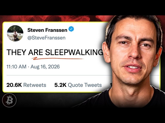 The World Is Mass-Hypnotized While Bitcoin Prepares To Hit $1M | Steven Franssen