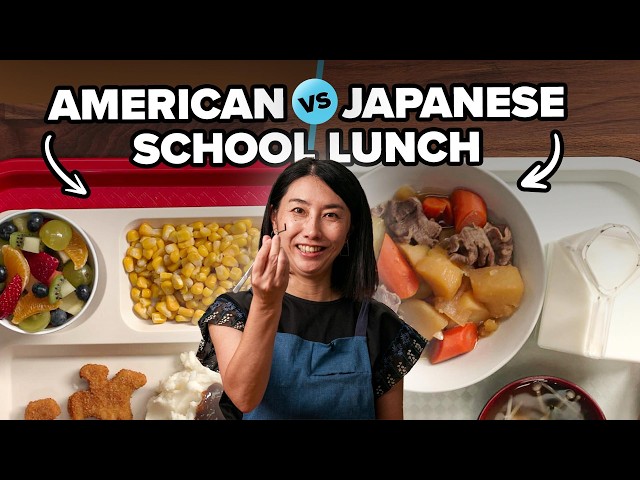 School Lunch in Japan vs. America