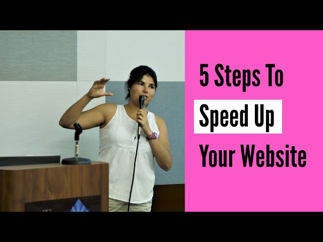 5 steps to speed up your website