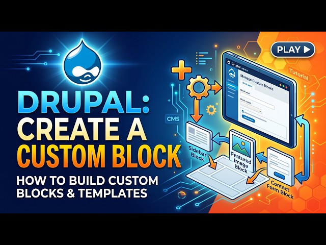 How to create a custom block in drupal malayalam | CMS | Adarsh