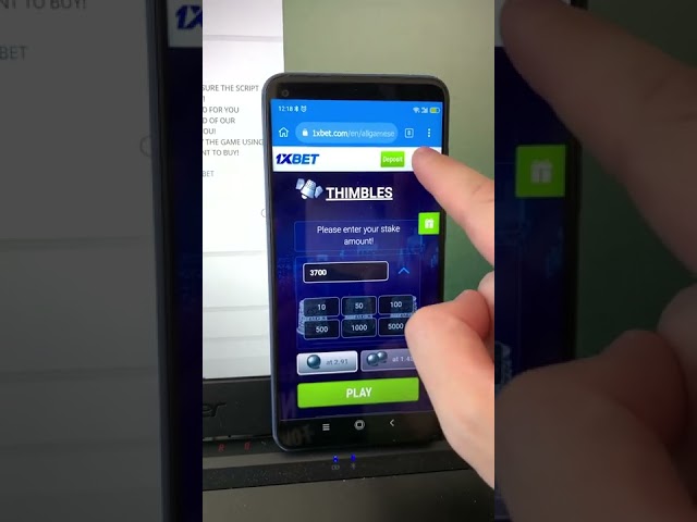 Bot for Thimbles on internet site 1xBET