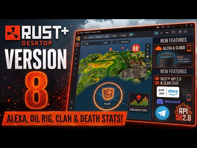 The Rust+ API Changed. We Made It Smarter. 🚀 Rust+ Desktop v8 Release