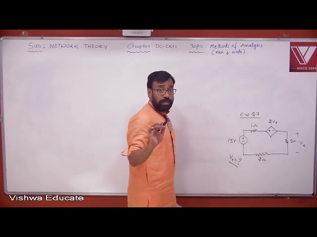 GATE 2026 | Network Analysis | CWB On Mesh & Node Analysis 2 | Prof. Muneender