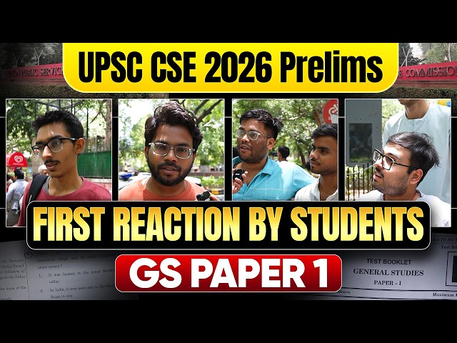 UPSC CSE 2026 Prelims: Students React to GS Paper 1 | Sarrthi IAS