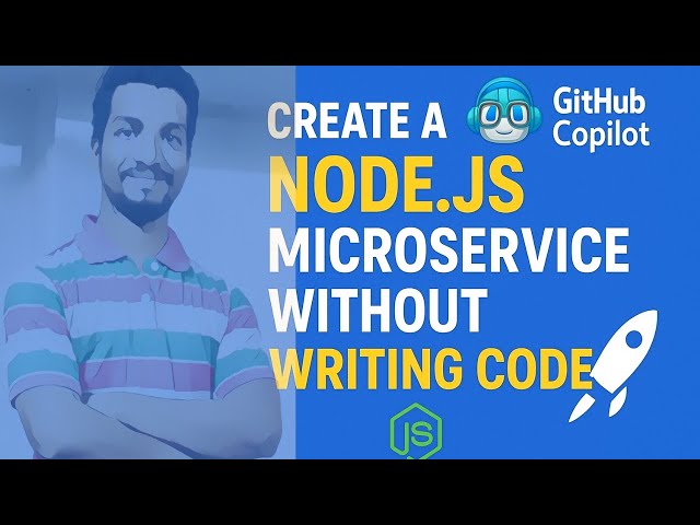 How I Built a Node.js Microservice with AI (GitHub Copilot Magic!) #githubcopilot #ai #nodejs