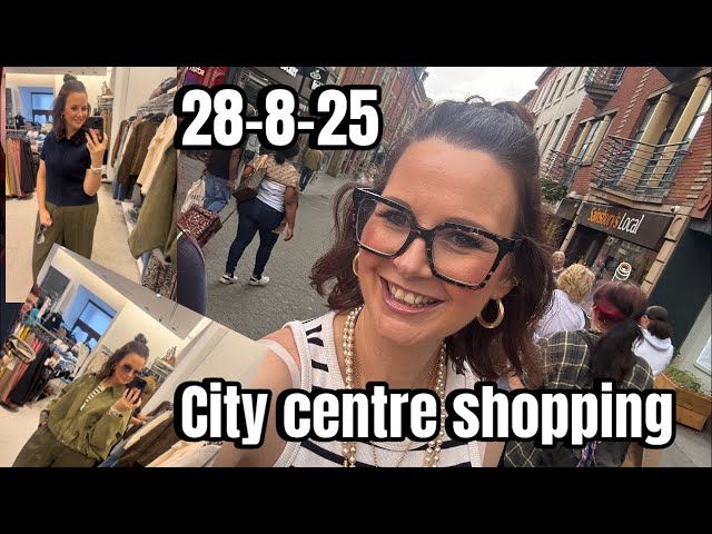 Girly city centre shopping day new in Zara & vintage shops  28 August 2025 #shoppingvideoblog 