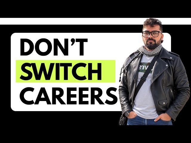 Don’t Switch Careers. Leverage AI Instead.