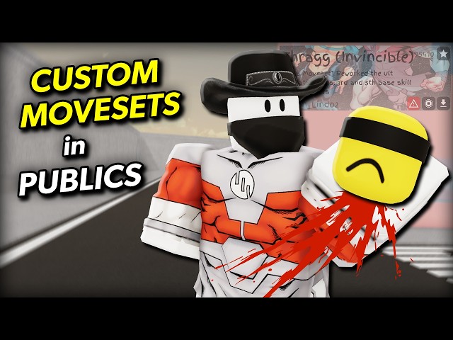 TROLLING with Custom Movesets in PUBLIC SERVERS... (Jujutsu Shenanigans)