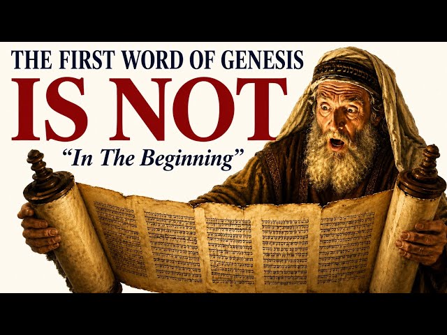 The First Word of Genesis Is NOT 'In The Beginning', Ancient Hebrew Exposes What Was Hidden"