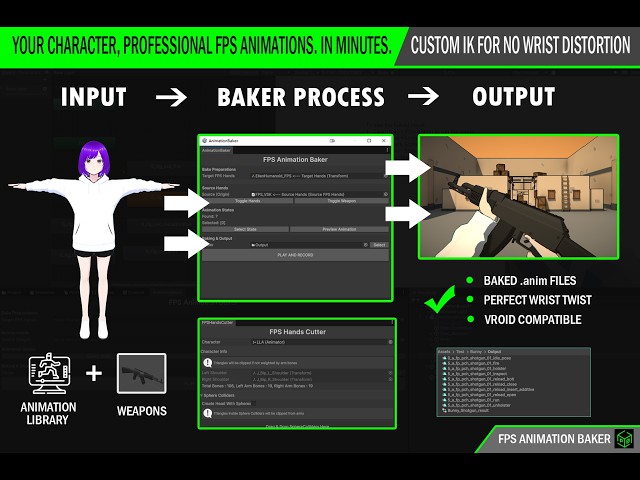 1, FPS Animation Baker - Basic Workflow