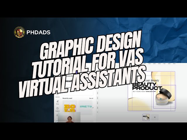 Graphic Design Tutorial for VAs Virtual Assistants