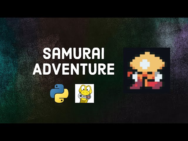 Samurai RPG Game using Python & Pygame