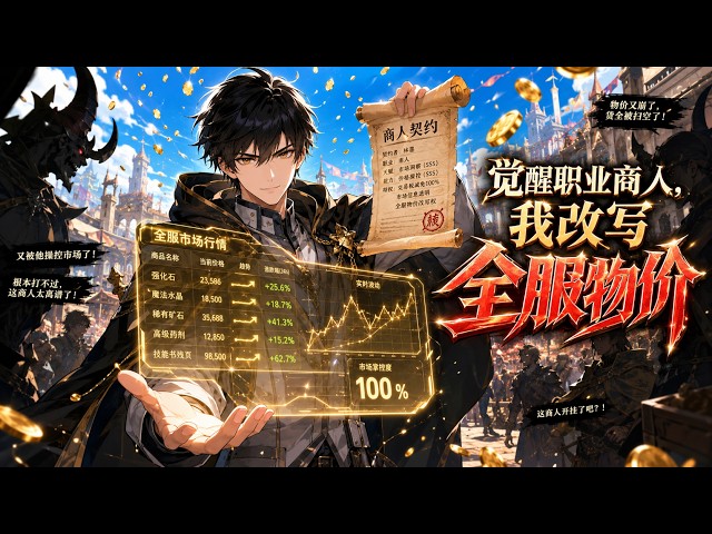 💥NEW💥ENG SUB【觉醒职业商人，我改写全服物价】重生进入潜入式虚拟网游，觉醒唯一隐藏奸商职业，一周狂赚百万，却意外发现游戏能力竟开始侵蚀现实！第1-143集 #热血 #穿越 #动漫