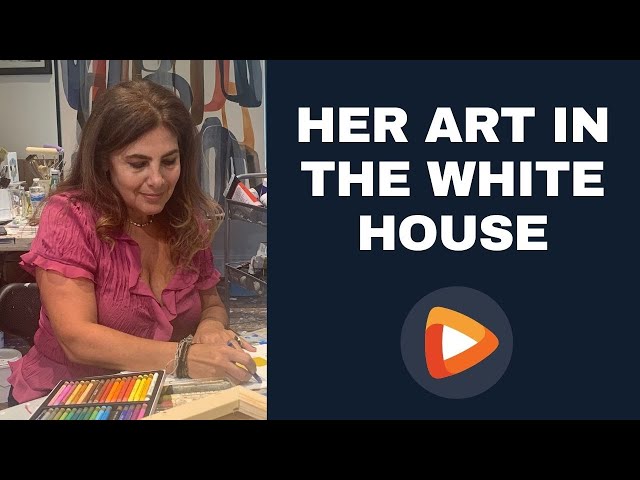 Montgomery County Resident Alexandra Arata Proudly has one of her artwork in The White House