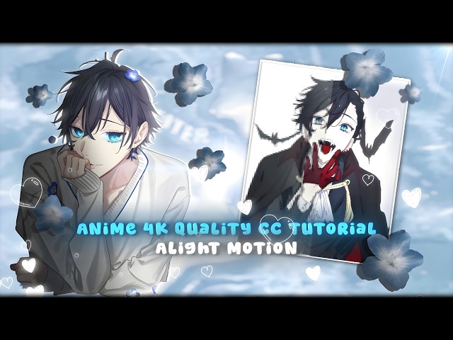 Anime/manga cc + quality tutorial |Alight motion tutorial