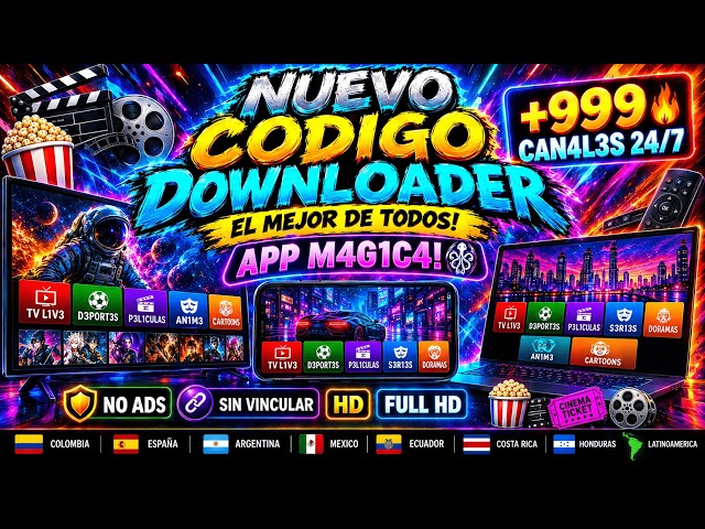 NEW DOWNLOADER CODE "M4G1C4L APP" | L1V3 TV - M0V13S - S3R13S AND MORE! | NO LINKING - NO ADS 🔥🔥🔥
