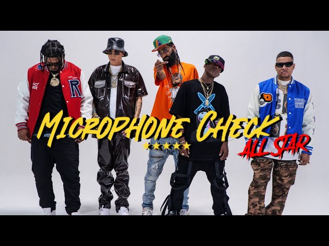 Microphone Check All Star - Yaisel LM, Flow 28, El Yala, Bulova, Maky RD (Video Oficial)