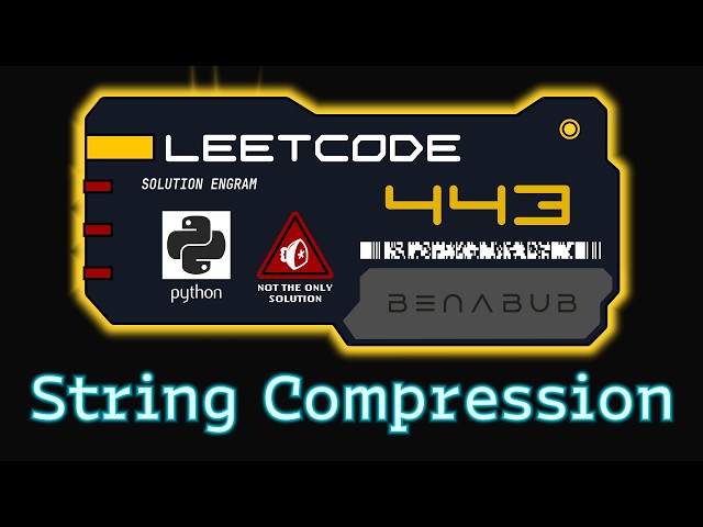 String Compression — LeetCode #443 | Python Algorithm Visualization