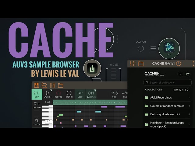 This is Useful: Cache AUv3 Sample & Midi File Browser by Lewis Le Val (iPad, iPhone, Mac)