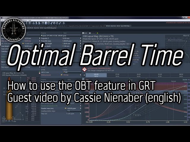(english) Tutorial Optimal Barrel Time with GRT