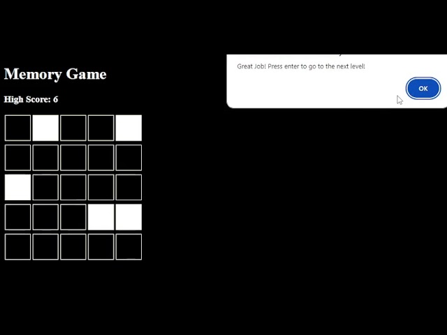Memory game with Javascript