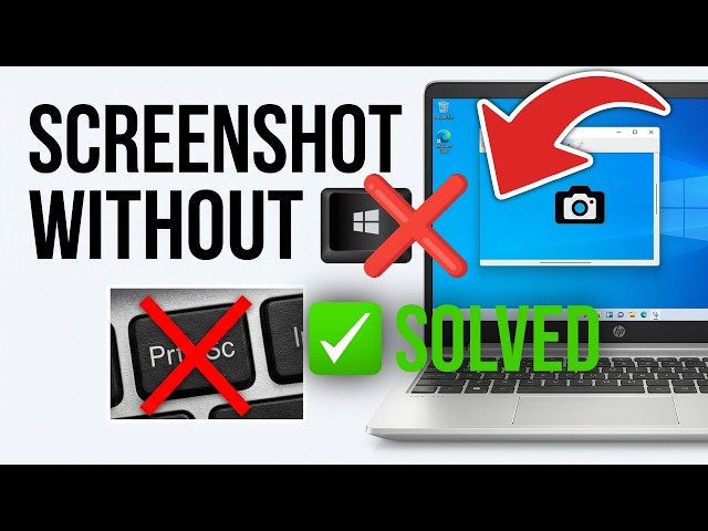 How to Screenshot on HP Laptop Without Windows Key or Print Screen Button