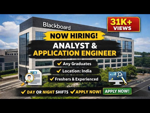 BlackRock Hiring Analyst, Application Engineer 2025 | Tech Job in Gurgaon | Apply Now! #freshersjobs