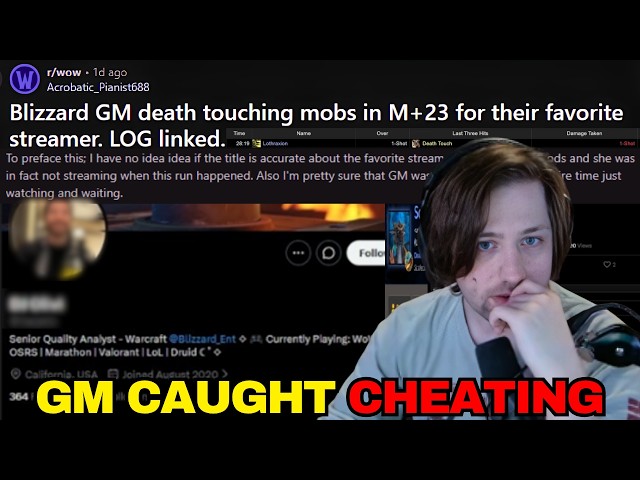 Blizzard GM Throws Away His Career for a +23 Key