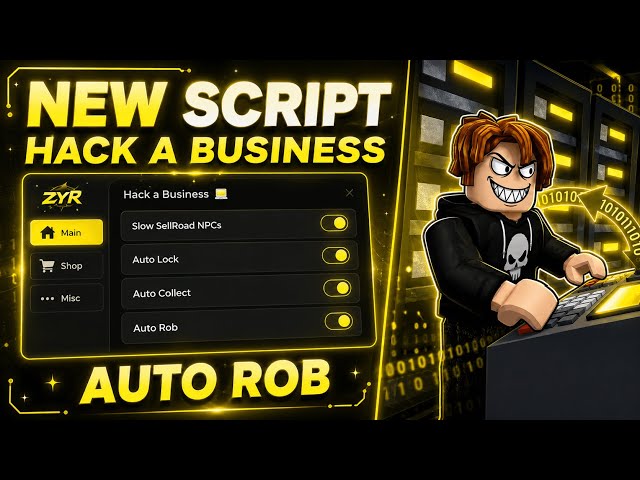 [NO KEY] Hack A Business Script OP! | Auto Collect, Auto Rob