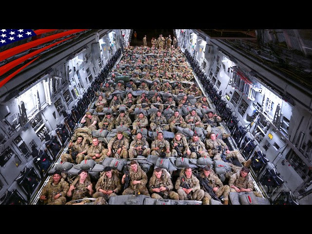 C-17 at Max Capacity: Inside a Massive Paratrooper Deployment