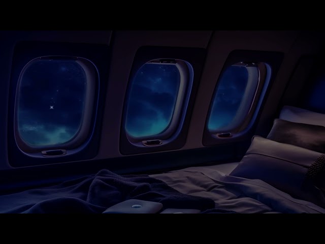 Soothing Jet Plane Engine Noise | Brown Noise | Flight Sound to relax. sleep, study | 10 hours