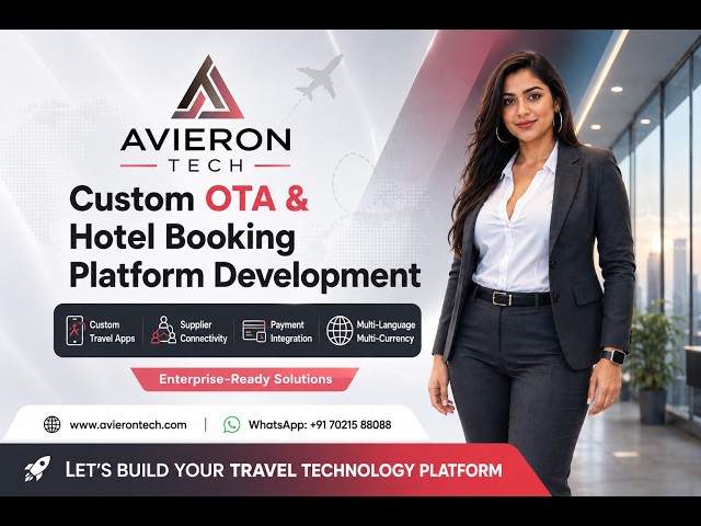 Custom OTA & Hotel Booking Platform Development | Avieron Tech