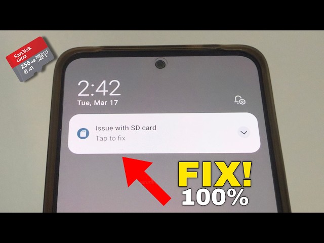 Solución para el error de la tarjeta SD en Android | Solución para el problema de la tarjeta SD n...