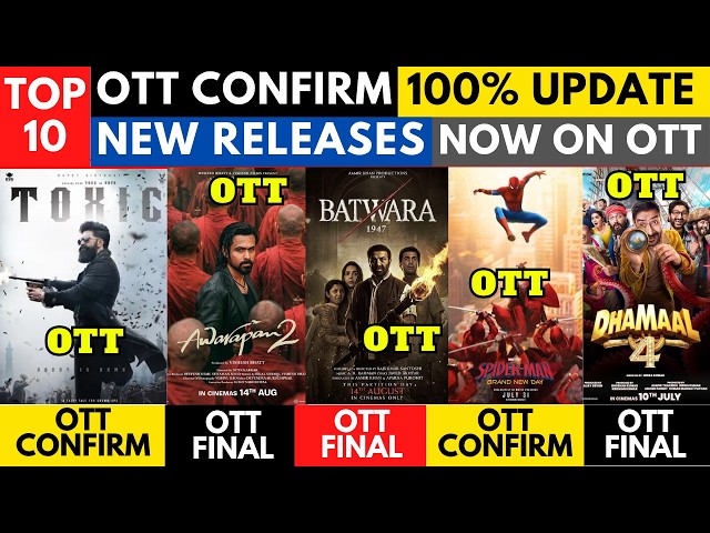 Toxic Hindi OTT Release Date I Awarapan 2 OTT Date I Batwara 1947 OTT I Spider Man Brand New Day
