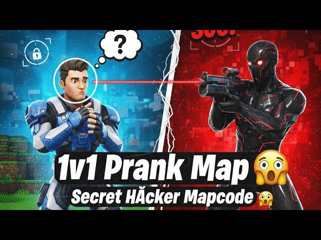 1v1 Prank Map Secret HĀcker Mapcode 🤯 || Auto Headshot Craftland Mapcode 1v1 |
