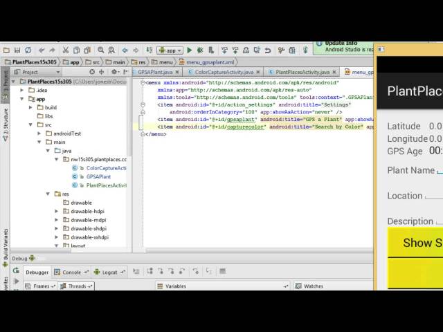 Creating a menu with XML and onClick in Android Studio