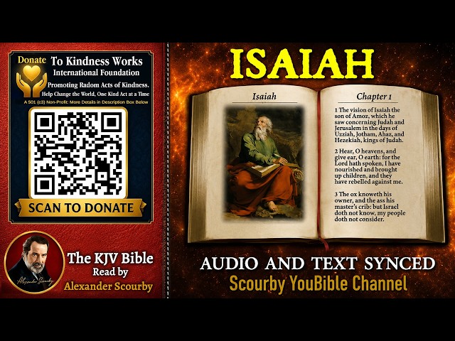 23 | The Book of ISAIAH (KJV) | Read By Alexander Scourby | AUDIO and TEXT | Synced Together.
