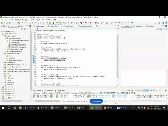 CRUD Operations in Spring Boot Using Postman | Full Beginner Tutorial