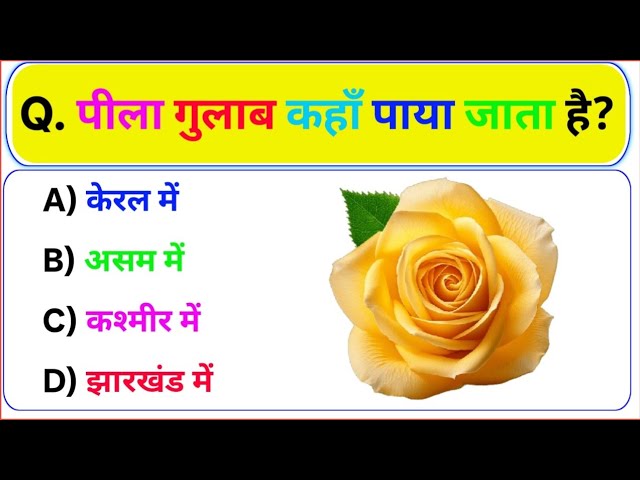 सामान्य ज्ञान | GK Quiz in Hindi | GK Questions and Answers | General Knowledge Quiz | creator ss gk