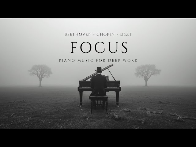 Beethoven, Chopin, Liszt | Piano Music for Deep Work, Focus Mode & Concentration