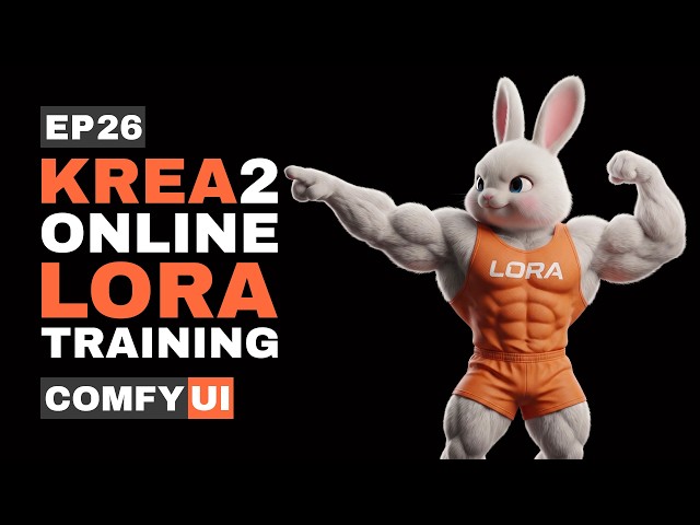 Train Krea 2 LoRA Online, Use It Locally in ComfyUI (Ep26)