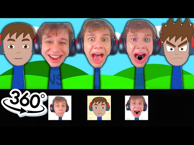 360 VR || Incredibox Sprunki OC All PedroGuntly Phase 1 to Phase 4