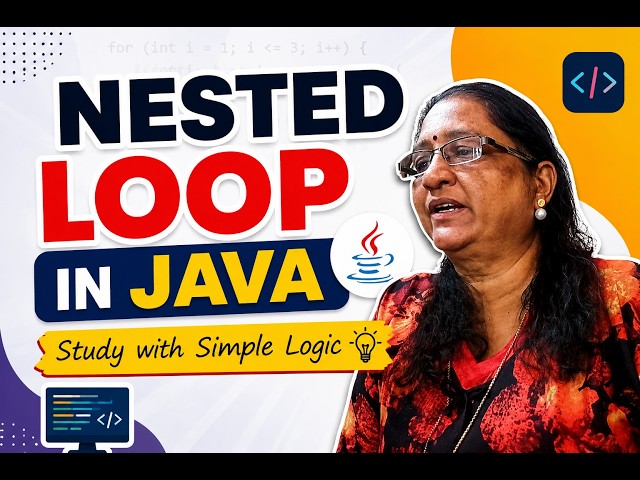 Nested Loop in Java with simple Logic |Sreelatha Jayachandran|#education