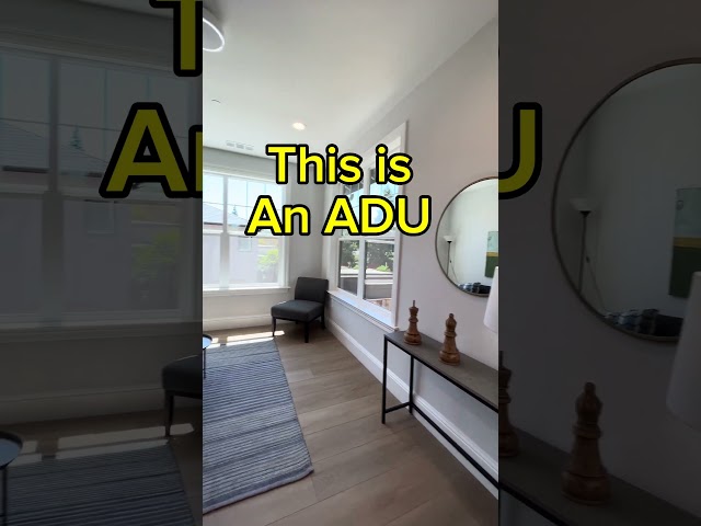 This is an ADU -  Accessory Dwelling Unit