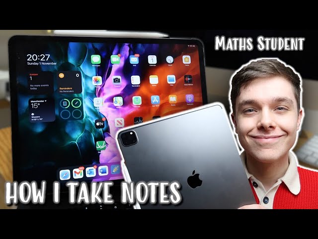 How I Take MATHS Notes on My iPad PRO 2020! (maths student)