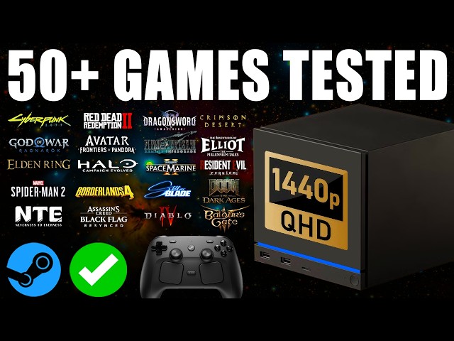 50+ Steam Machine Games: 1440P Performance Tested